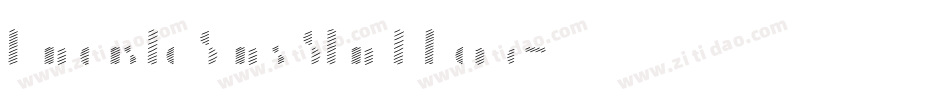 Lancaste Sans Slant Demo字体转换